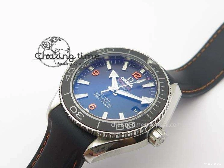 0118 Planet Ocean SS Bp Maker 45mm Black Bezel Orange Numbers On Black Rubber Strap A Popular 8220